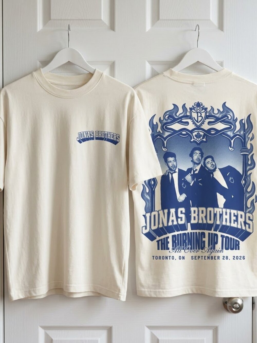 Jonas Brothers Burning Up All Over Again Toronto, ON City Tee